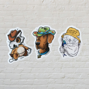 Scoob & Women Want Me & Cubone Sticker Pack